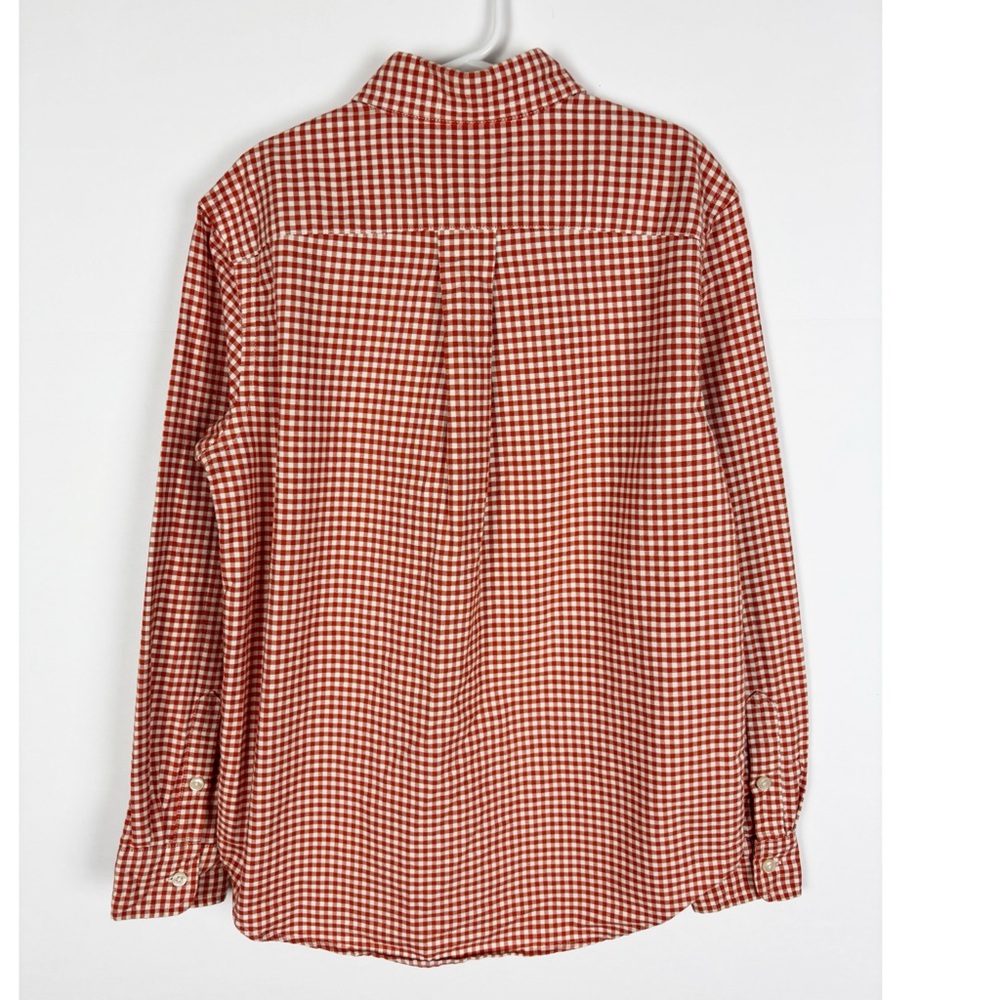 Ralph Lauren Button Down Shirt Boys Size M 10-12
Long Sleeve Brick Red Gingham - Picture 2 of 5